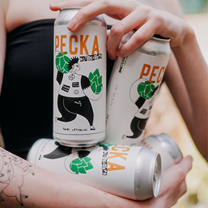 Pecka Not Dead IPA plech